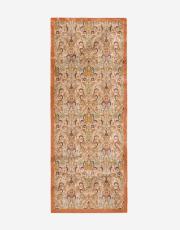 turuncu lavinia desenli şal