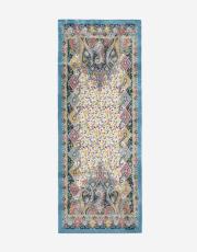 mavi arish desenli şal