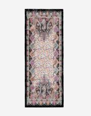 siyah arish desenli şal