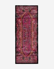 fuşya sawa desenli şal