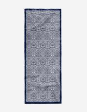 lacivert miza desenli şal