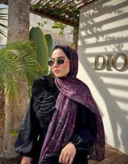 mürdüm etnan desenli şal