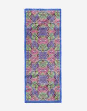 mavi soho desenli şal