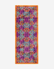 turuncu soho desenli şal