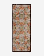 kahve soho desenli şal