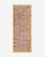 sarı etnik desenli şal