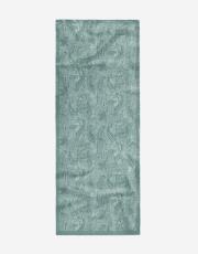 yeşil etnik desenli şal