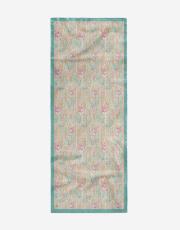 turkuaz şal desenli şal