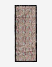 siyah şal desenli şal