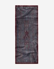 petrol sarmaşık desenli şal