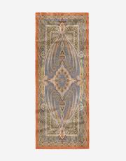 turuncu rosse desenli şal