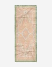 açık yeşil rosse desenli şal