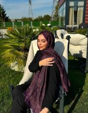 mürdüm alesya desenli şal