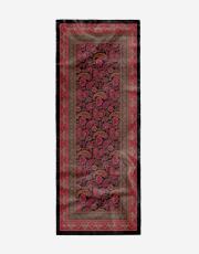 siyah alesya desenli şal