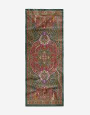 koyu yeşil nerry desenli şal