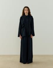 lacivert lady pantolonlu takım 2