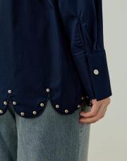 lacivert floral gömlek 4