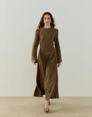 tarçın monoly keten elbise