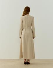 natürel monoly keten elbise 5