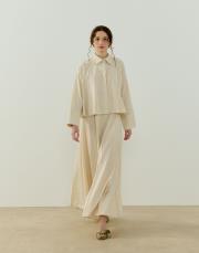 natürel nervürlü keten takım