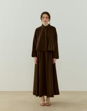 kahverengi nervürlü keten takım 2