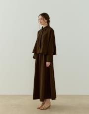 kahverengi nervürlü keten takım 3