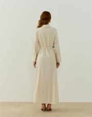 natürel lera keten elbise 4