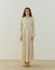 natürel lara keten elbise 2