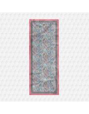 pembe hera desenli floş viskon şal 4