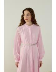 pembe safir vual elbise 3