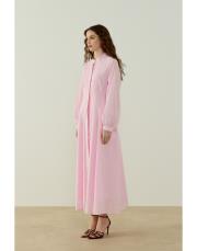 pembe safir vual elbise 4