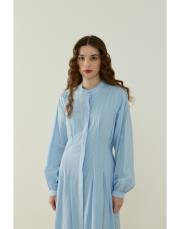 bebe mavisi safir vual elbise 3