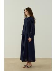 lacivert safir vual elbise 3