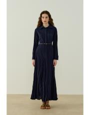 lacivert crush vual elbise 2