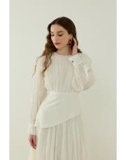 ekru moe vual elbise 4