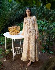 turuncu daniala elbise