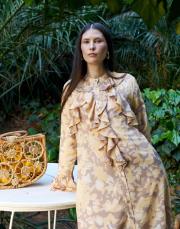 turuncu daniala elbise 2