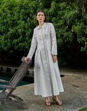 beyaz lilya elbise 2