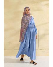 pembe elora desenli şal 2