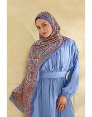 pembe elora desenli şal 3