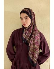 fuşya elora desenli şal 2