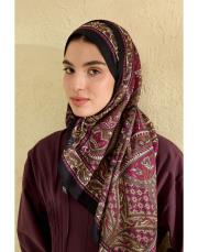 fuşya elora desenli şal 3