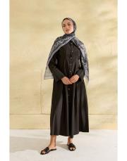 gri elora desenli şal