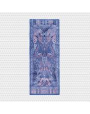 mavi eva desenli şal 5