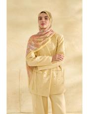 sarı miu desenli şal 3