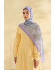 lila lisa desenli şal 2