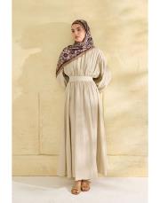 kahve flora desenli şal 3