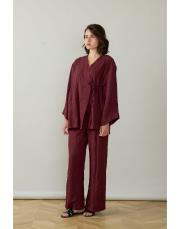 bordo lulu kraşlı takım 2