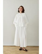 beyaz rosa etekli takım