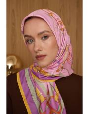 1803 fuşya  fera twill eşarp 2